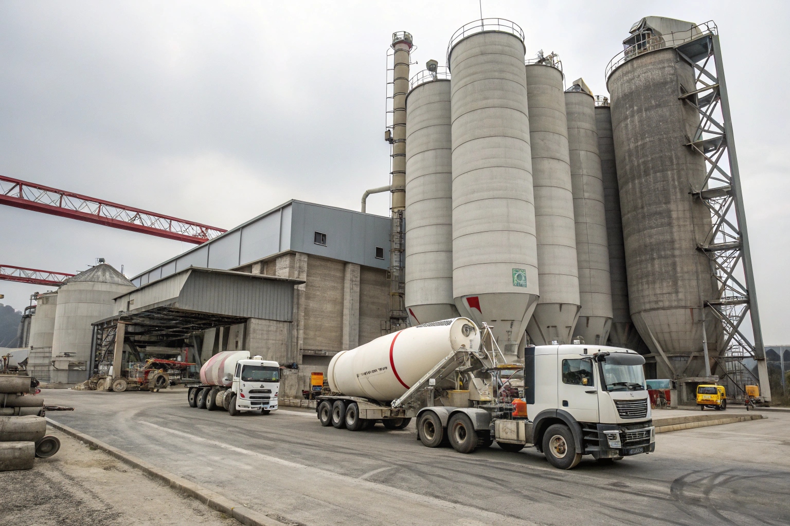 wide-shot-of-a-concrete-batching-plant-facility-wi Modern concrete batching plant supplying bulk concrete to Logan and surrounding areas